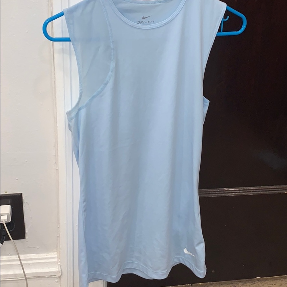 Nike baby blue top - Picture 1 of 2